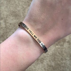 Never tell me the odds Star Wars bracelet